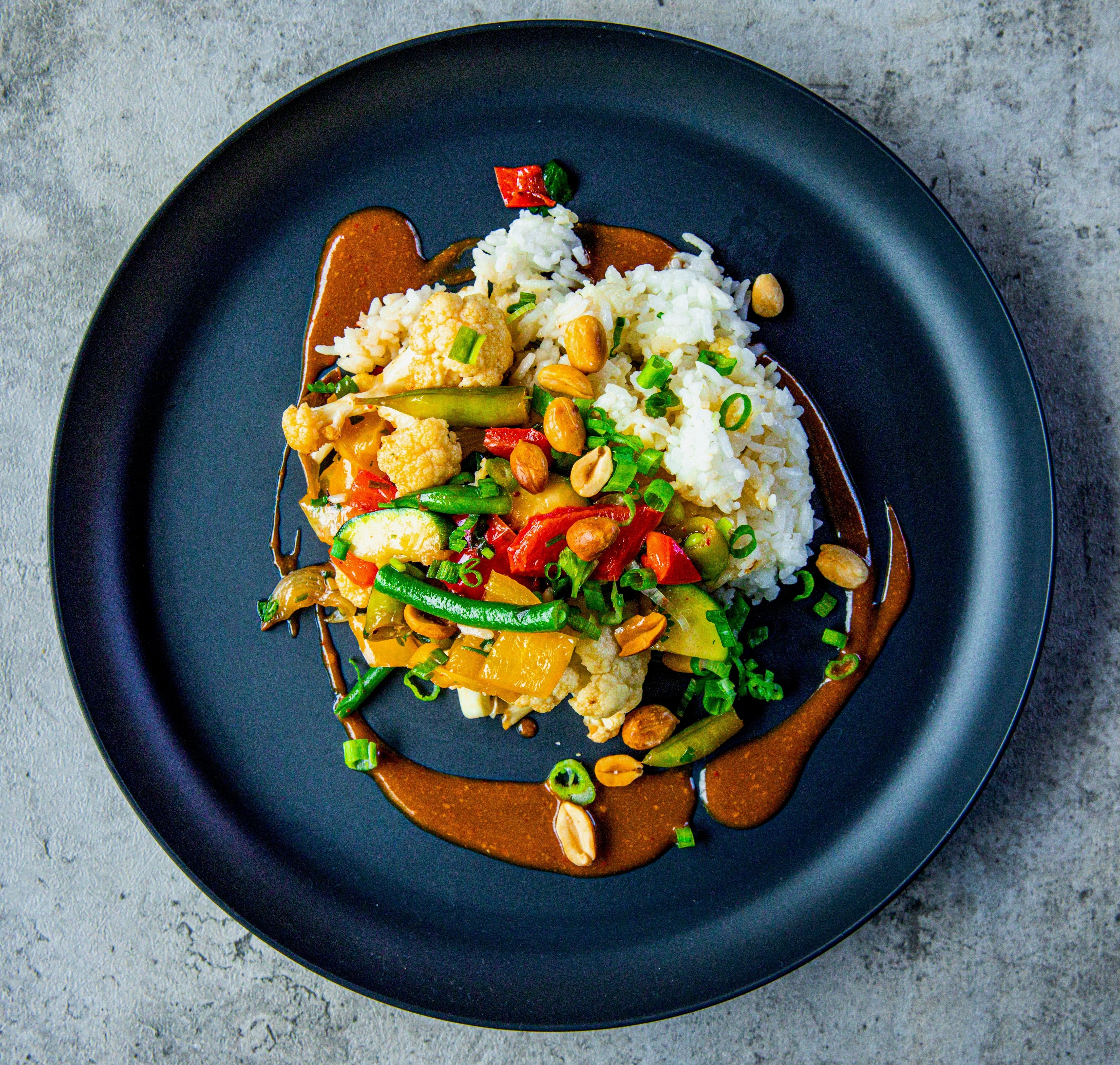 Kung Pao Veggie Bowl